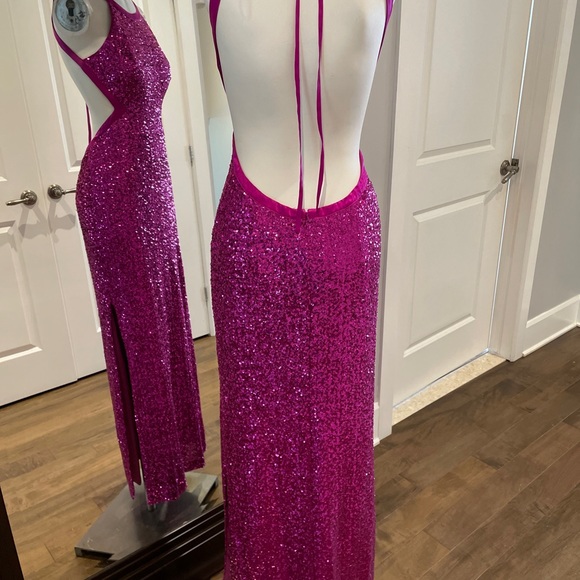 Aqua Dress Gown - Picture 3 of 4